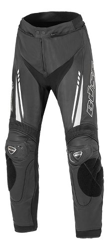 Büse Imola Lederhose schwarz/weiß 50