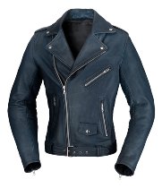 Büse Lancaster blouson en cuir femme bleu 40
