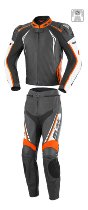 Büse Silverstone Pro Lederkombi 2-Teiler schwarz/orange 52