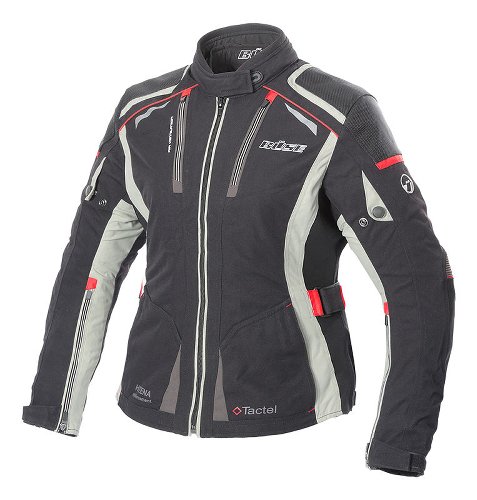 Büse Linda Ladies Textile Jacket Black/Red 34