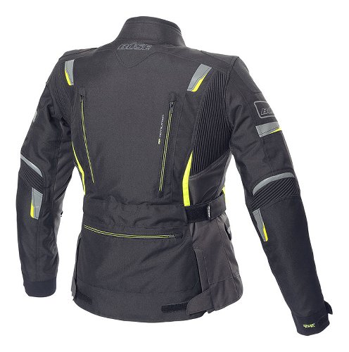 Büse Jana Ladies Textile Jacket Black/Neon Yellow 36