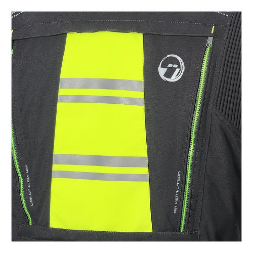 Büse Travel Pro Textiljacke Schwarz/Neon Gelb 52