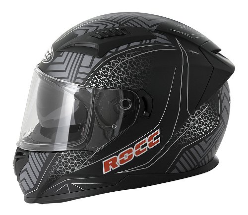 ROCC 332 casque intégral mat noir/argent L NML