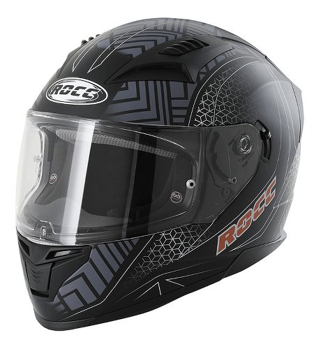 ROCC 332 casque intégral mat noir/argent L NML