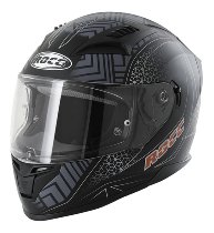 ROCC 332 Integralhelm matt schwarz/silber L NML
