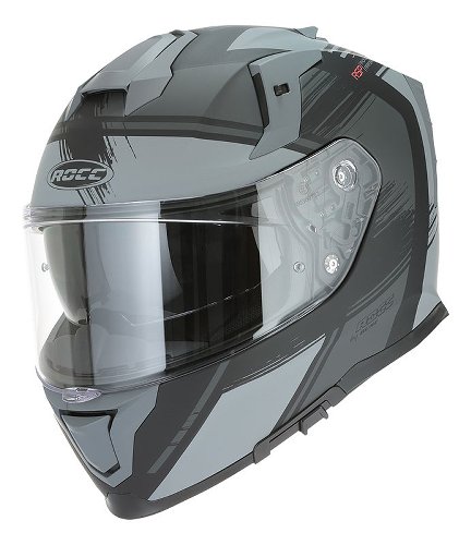 ROCC 341 Integralhelm Matt Schwarz/Grau XS