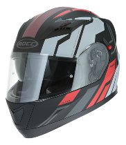 ROCC 416 Integralhelm Matt Schwarz/Rot S