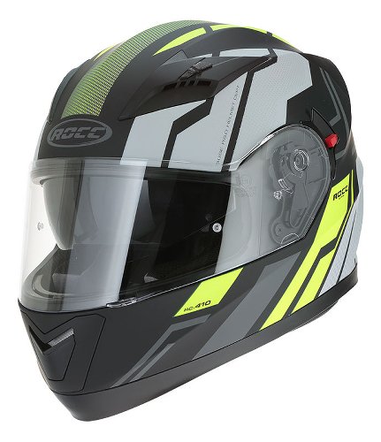 ROCC 416 Integral Helmet Matt Black/Neon Yellow S