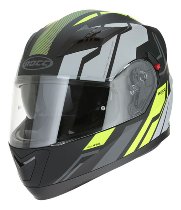 ROCC 416 Integralhelm Matt Schwarz/Neon Gelb M