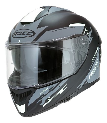 ROCC 861 Integral Helmet Matt Black/Grey S