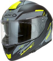 ROCC 861 Integral Helmet Matt Black/Neon Yellow 2XL