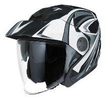 ROCC 271 Jet Helmet Black/White S