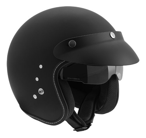 Casco jet ROCC Classic PRO negro mate XS