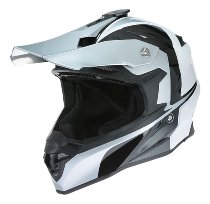 ROCC 712 Cross Helmet Silver/White XL