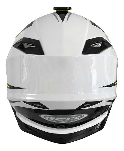 ROCC 712 Cross Helmet Neon Yellow/White L