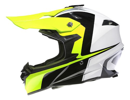 ROCC 712 Cross Helmet Neon Yellow/White L