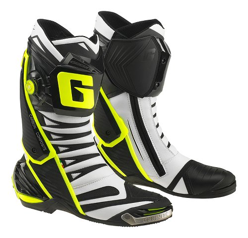 GAERNE GP1 EVO sports boots white/neon-yellow 47