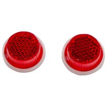 Büse Reflector pair, red, round NML