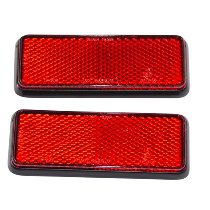 Büse Reflector pair, red, square NML