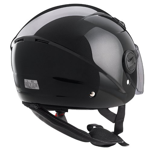 ROCC 140 Demi-Jet Helm schwarz XS NML