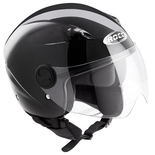 ROCC 140 Demi-Jet Helm schwarz XS NML