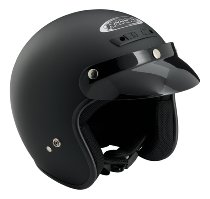 ROCC Classic jet casco negro mate XS