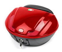 Moto Guzzi Topcase 48 litres red - 850, 1100, 1200 Breva,