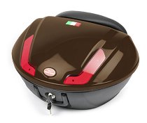 Moto Guzzi Topcase 48 litres brown - 850, 1100, 1200 Breva,