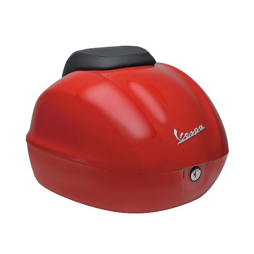 Vespa topcase 32lts small, Dragon red - matt