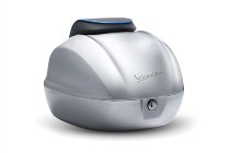 Vespa bauletto 32lts piccolo, grigio argento