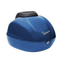 Bauletto Vespa 32 litri piccolo, blu vivace