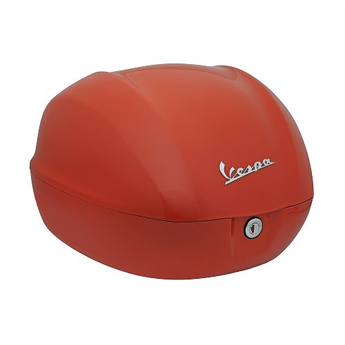 Vespa topcase 32lts pequeño, naranja impulsivo