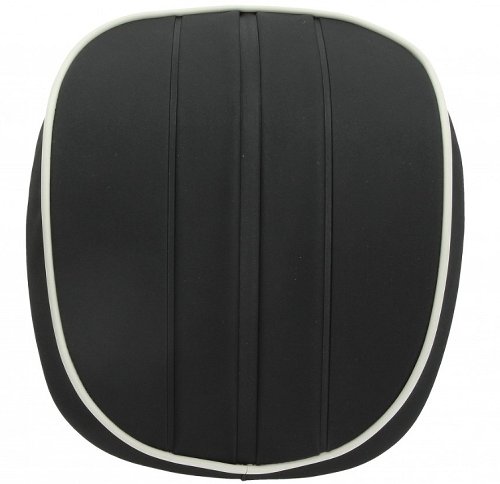Bauletto Vespa, cuscino posteriore - nero con profili