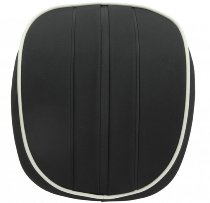 Bauletto Vespa, cuscino posteriore - nero con profili