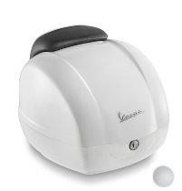 Topcase Vespa 36lts, dossier beige inclus - gris