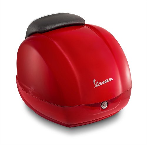 Bauletto Vespa 36lts, incl. schienale nero - Rosso