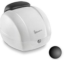 Topcase Vespa 36lts, dossier inclus - vulcano noir