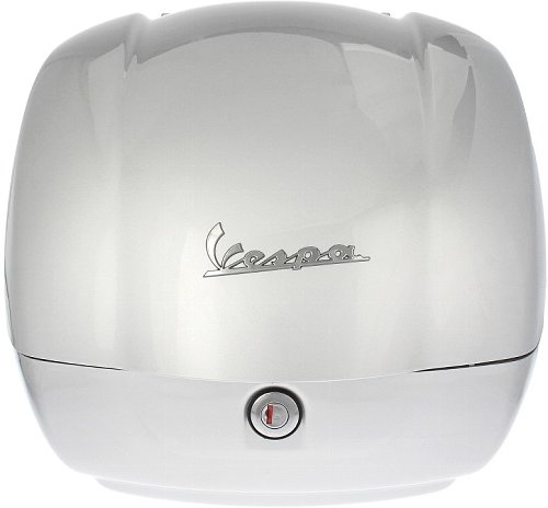 Vespa top case 36lts, incl. respaldo - Gris pulsar