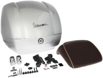 Vespa topcase 36lts, incl. dossier - gris pulsar
