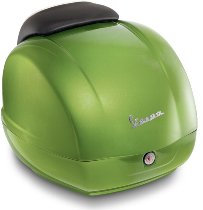 Vespa top case 36ltsl, incl. respaldo - verde