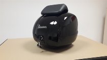 Vespa top case 36lts, incl. respaldo negro - negro brillante