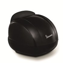 Vespa top case 36lts, incl. respaldo negro - negro mate