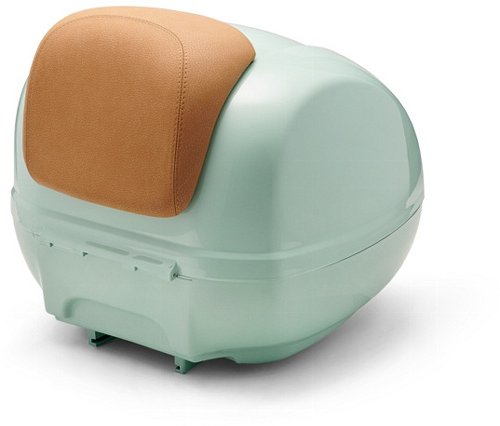 Vespa Topcase 36lts, incl. backrest brown - Relax green