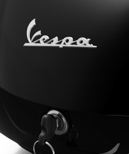 Vespa Topcase 36lts, inkl. Rückenlehne schwarz - schwarz