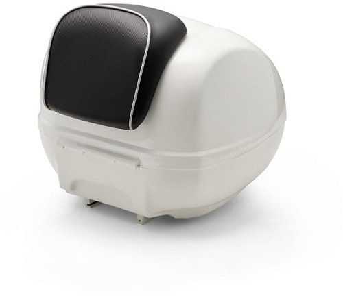 Topcase Vespa 36lts, dossier inclus noir - blanc