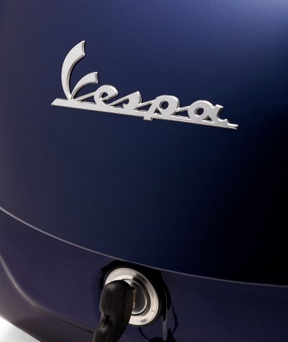 Vespa top case 36lts, incl. respaldo - azul oscuro