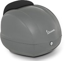 Vespa Topcase 36lts, inkl. Rückenlehne - grau