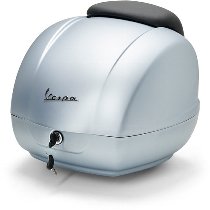 Vespa Topcase 36lts, inkl. Rückenpolster - Delicato grau