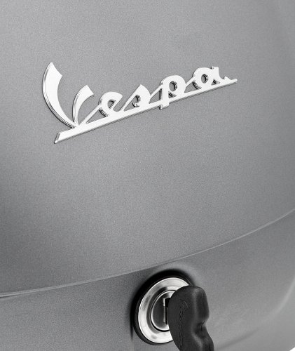 Vespa Topcase 36lts, inkl. Rückenpolster -  Travolgente grau