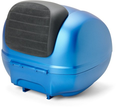 Vespa Topcase 36lts, inkl. Rückenpolster -  Vivace blau matt